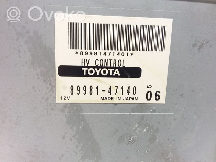 Toyota Prius (XW20) Altre centraline/moduli 8998147140