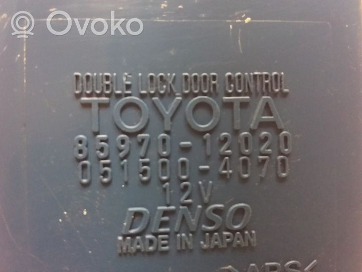 Toyota Auris 150 Centralina/modulo chiusura centralizzata portiere 8597012020