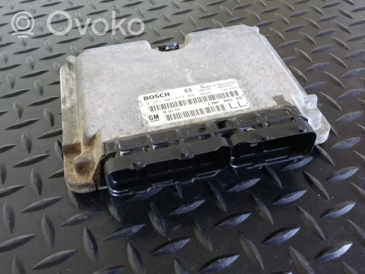 Opel Astra G Sterownik / Moduł ECU 0281001674