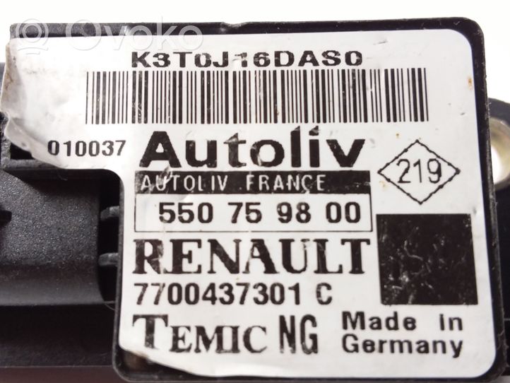 Renault Scenic RX Czujnik uderzenia Airbag 550759800