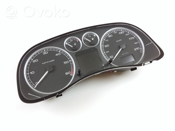 Peugeot 307 Compteur de vitesse tableau de bord 9651299680