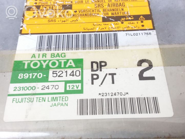 Toyota Yaris Centralina/modulo airbag 8917052140