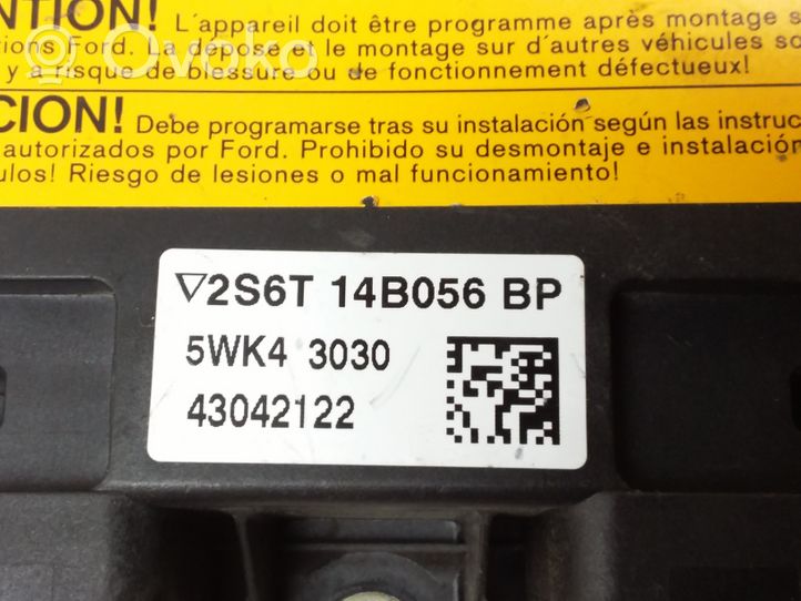 Ford Fiesta Module de contrôle airbag 2S6T14B056BP