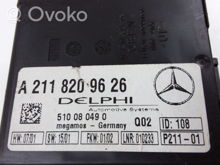 Mercedes-Benz C W203 Inne komputery / moduły / sterowniki A2118209626