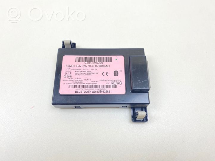 Honda Accord Module unité de contrôle Bluetooth 39770TL0G010M1