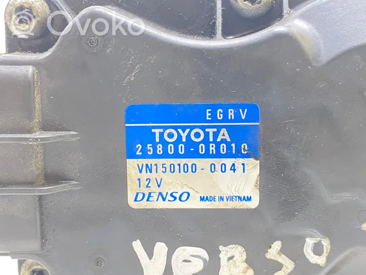 Toyota Verso Soupape vanne EGR 258000R010