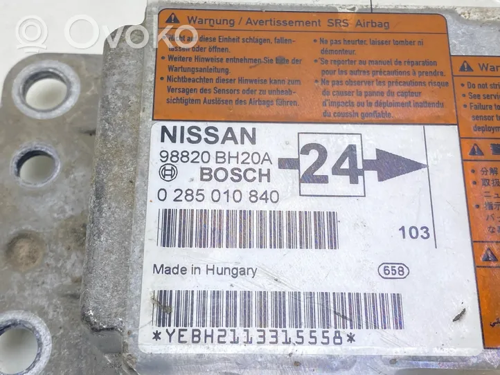 Nissan Note (E11) Module de contrôle airbag 0285010840