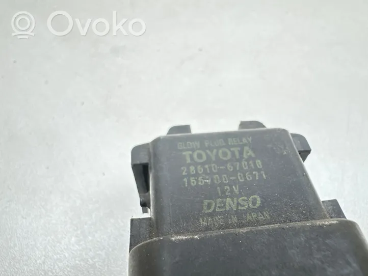 Toyota Corolla Verso AR10 Glow plug pre-heat relay 2861067010