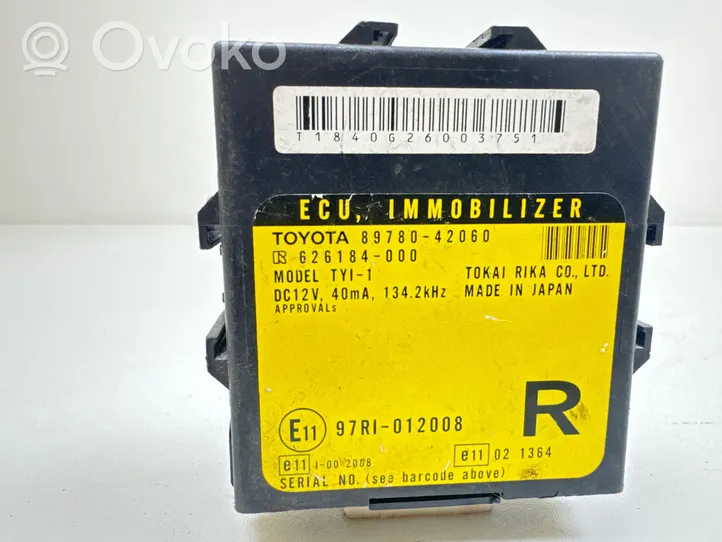 Toyota RAV 4 (XA20) Immobilizer control unit/module 8978042060