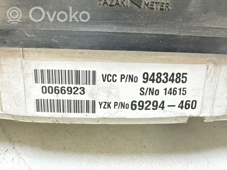 Volvo S80 Spidometras (prietaisų skydelis) 9459821