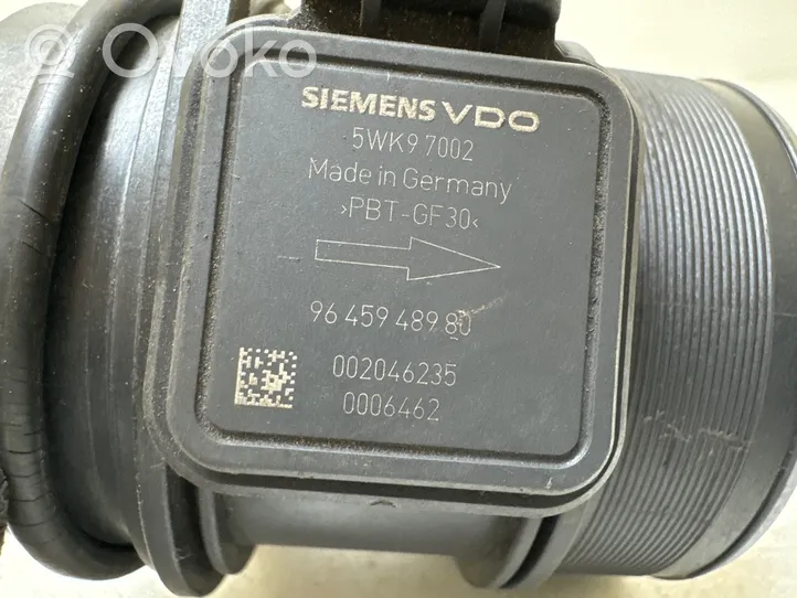 Peugeot 407 Mass air flow meter 9645948980