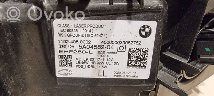 BMW M4 G82 G83 Priekšējo lukturu komplekts 5A04582