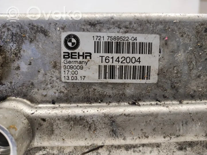 BMW X6 F16 Refrigerador de aceite de la caja de cambios 7589522