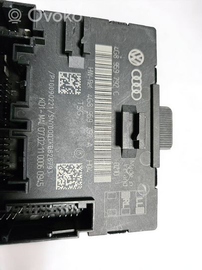 Audi A6 S6 C7 4G Durų elektronikos valdymo blokas 4G8959792A