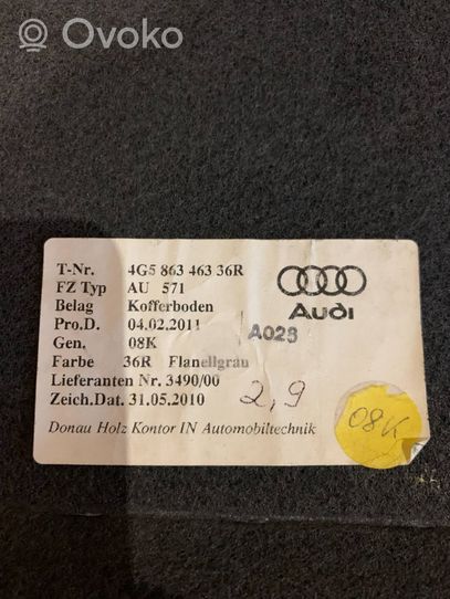 Audi A6 S6 C7 4G Kofferraumboden Kofferraumteppich Kofferraummatte 4G5863463