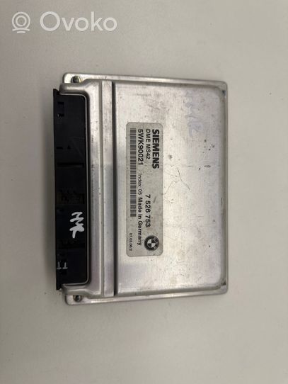 BMW 3 E46 Komputer / Sterownik ECU silnika 7526753