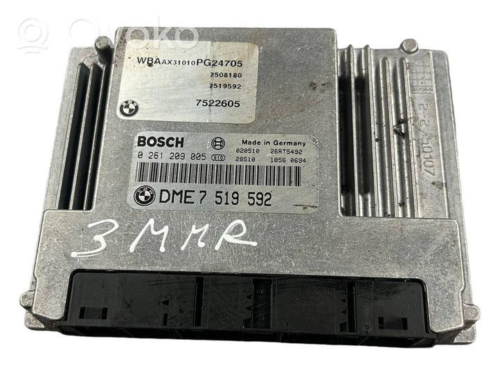 BMW 3 E46 Sterownik / Moduł ECU 7519592