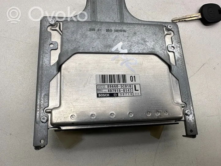 Toyota Yaris Komputer / Sterownik ECU i komplet kluczy 8966152890