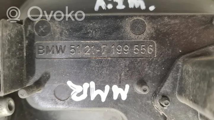 BMW 5 E60 E61 Klamka zewnętrzna drzwi tylnych 51217199556