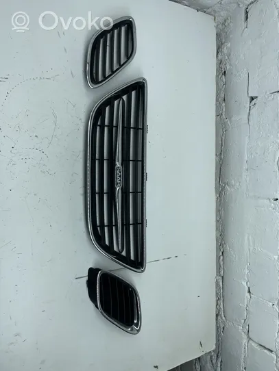 Saab 9-3 Ver2 Grille calandre supérieure de pare-chocs avant 12787224