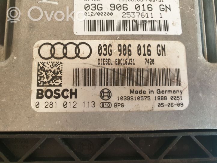 Audi A4 S4 B7 8E 8H Sterownik / Moduł ECU 03G906016GN