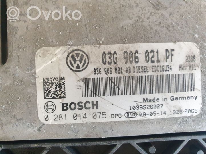 Volkswagen Caddy Calculateur moteur ECU 03G906021PF