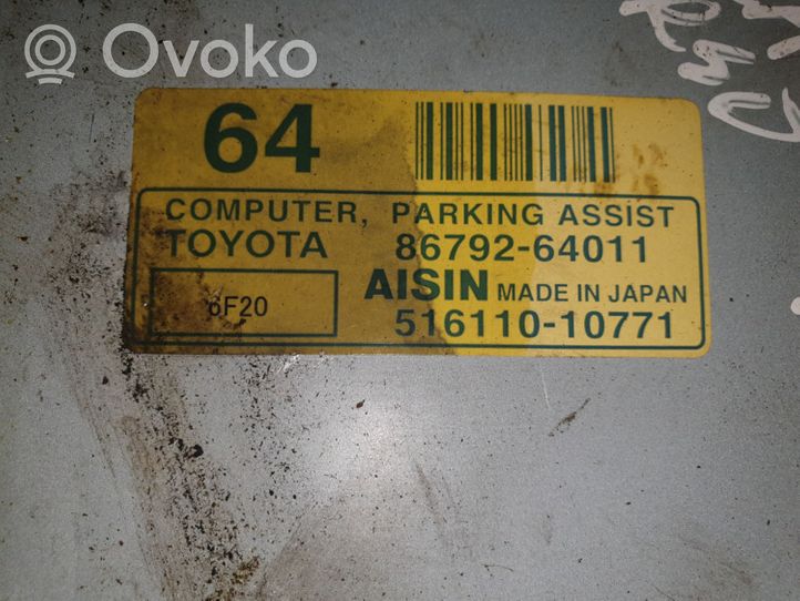 Toyota Verso Pysäköintitutkan (PCD) ohjainlaite/moduuli 8679264011