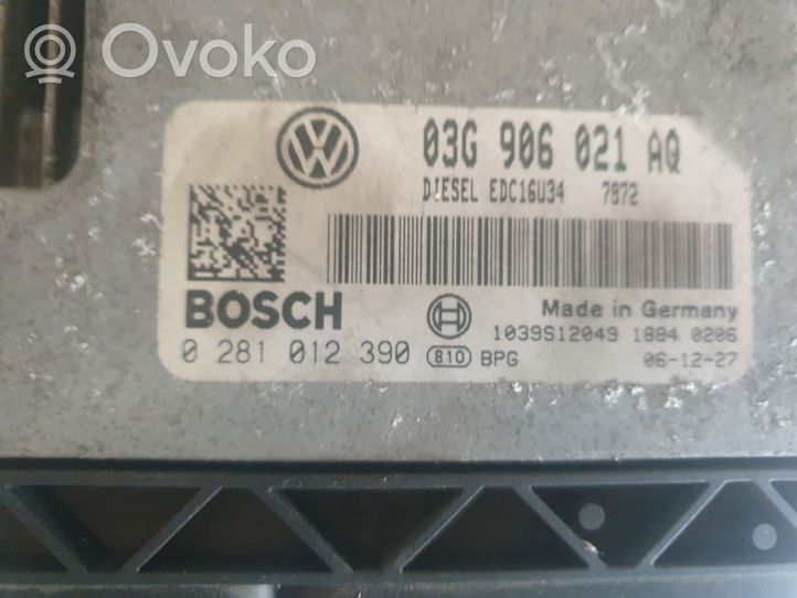 Volkswagen Caddy Centralina/modulo del motore 03G906021AQ