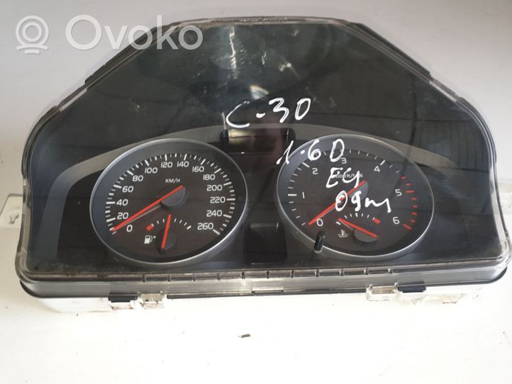 Volvo C30 Compteur de vitesse tableau de bord 31254776