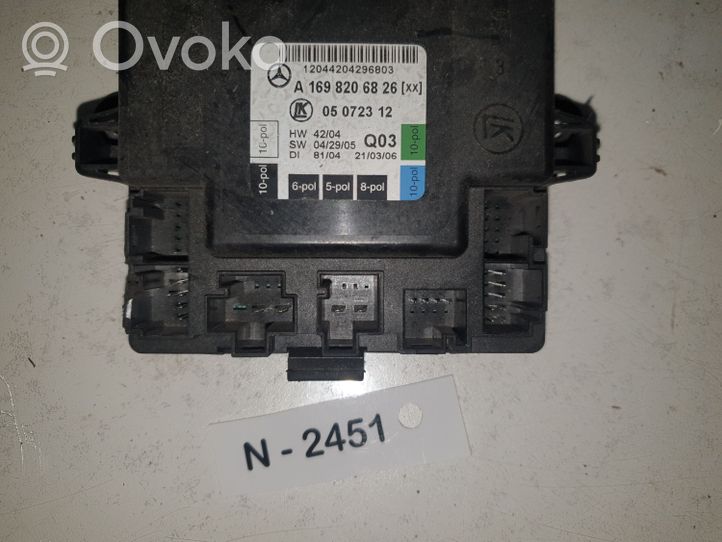 Mercedes-Benz A W168 Durų elektronikos valdymo blokas A1698206826