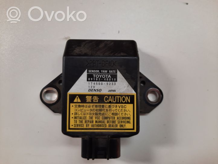 Toyota Prius (XW20) Sensore di imbardata accelerazione ESP 8918348010