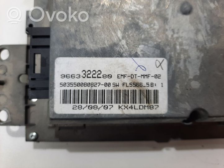 Peugeot 607 Monitori/näyttö/pieni näyttö 966322280