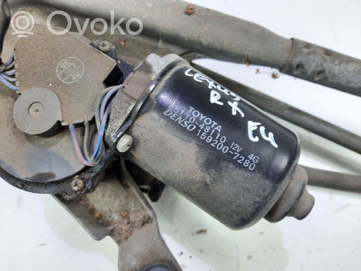 Lexus RX 330 - 350 - 400H Etupyyhkimen vivusto ja moottori 8511048110