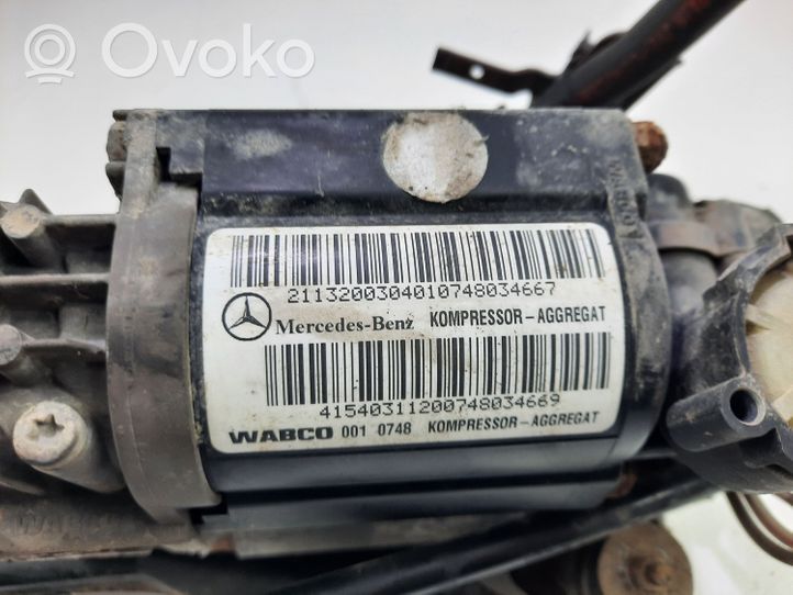 Mercedes-Benz E W211 Ilmajousituksen kompressoripumppu 2113200304