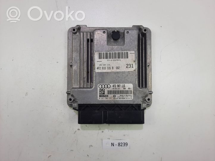 Audi A6 S6 C6 4F Sterownik / Moduł ECU 4F2910115B