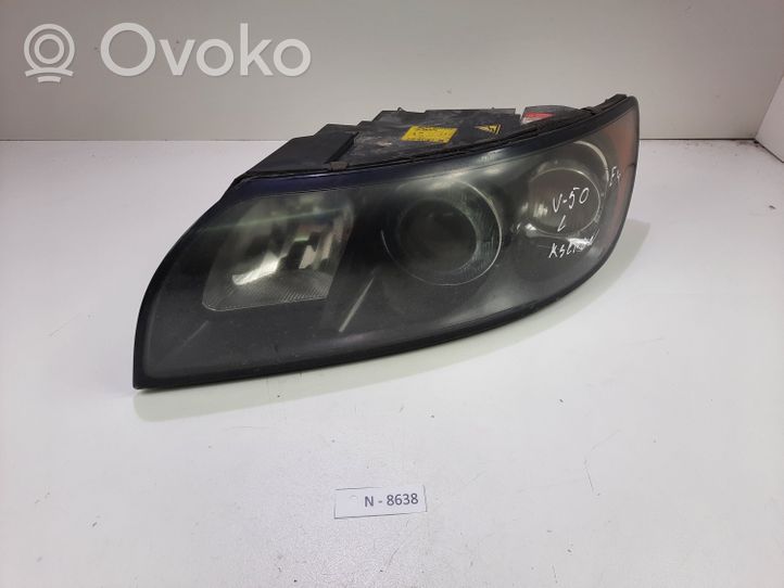 Volvo V50 Lampa przednia 30678916