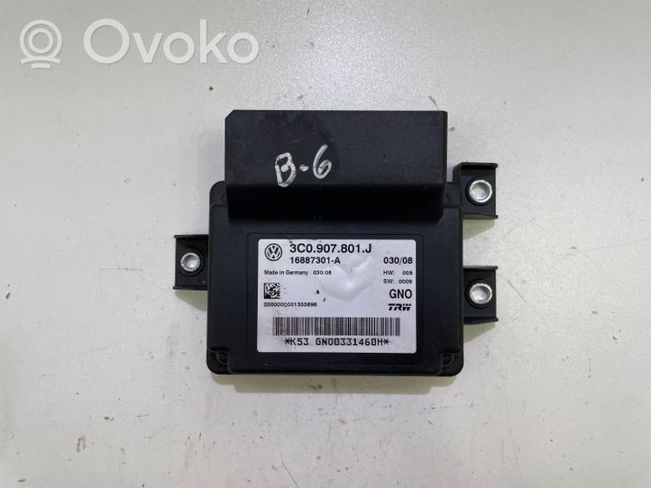 Volkswagen PASSAT B6 Modulo di controllo del freno a mano 3C0907801J