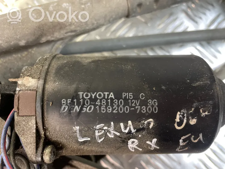 Lexus RX 330 - 350 - 400H Etupyyhkimen vivusto ja moottori 8511048130