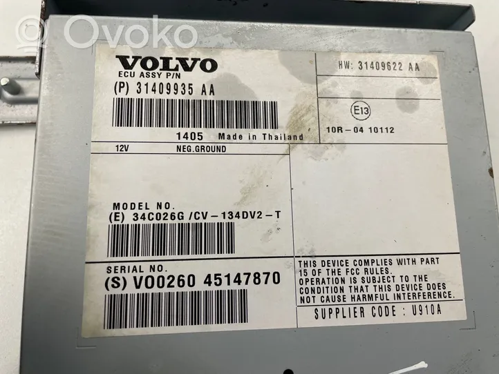 Volvo V60 Wzmacniacz audio 31409935