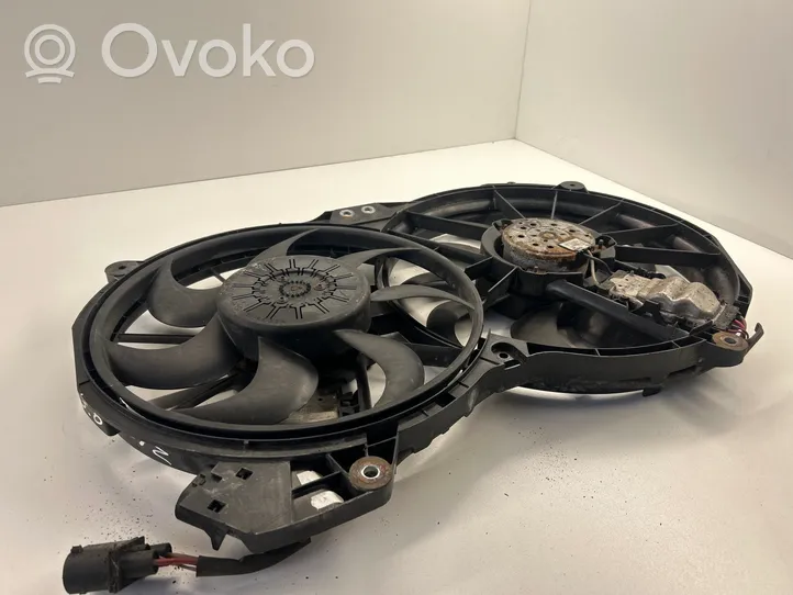 Audi A6 S6 C6 4F Ventilatore di raffreddamento elettrico del radiatore 