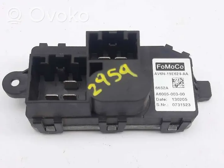 Ford C-MAX II Heater blower motor/fan resistor AV6N19E624AA