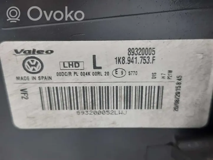 Volkswagen Scirocco Lampa przednia 1K8941753F