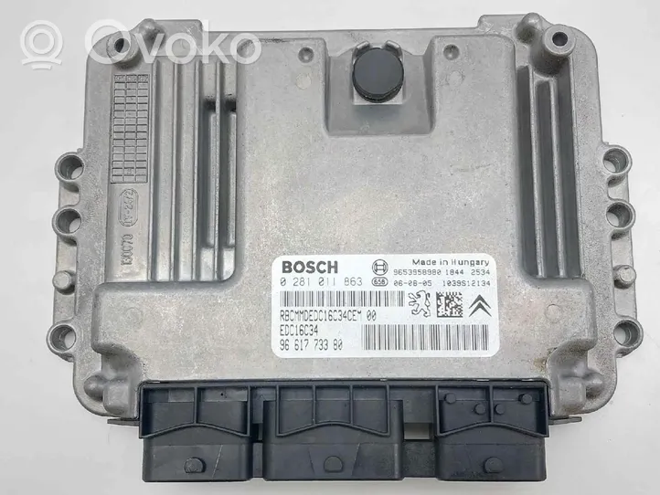 Peugeot 307 Calculateur moteur ECU 9661773380