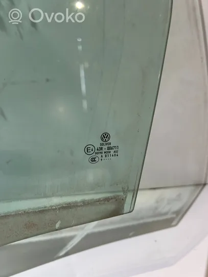 Volkswagen PASSAT B6 Rear door window glass 43R006711