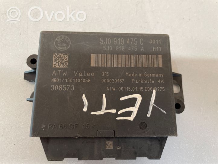 Skoda Yeti (5L) Sterownik / Moduł parkowania PDC 5J0919475C