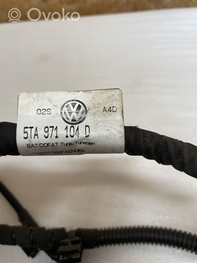 Volkswagen Touran III Wiązka przewodów czujnika parkowania PDC 5TA971104D