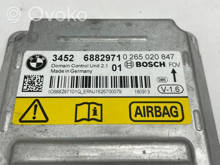 BMW 1 F20 F21 Centralina/modulo airbag 6882971