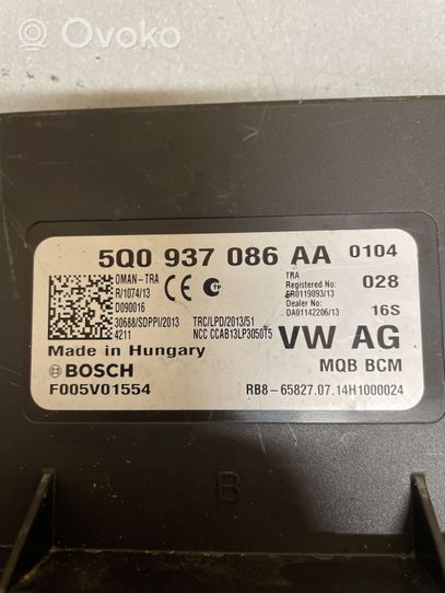 Skoda Octavia Mk3 (5E) Module confort 5Q0937086AA