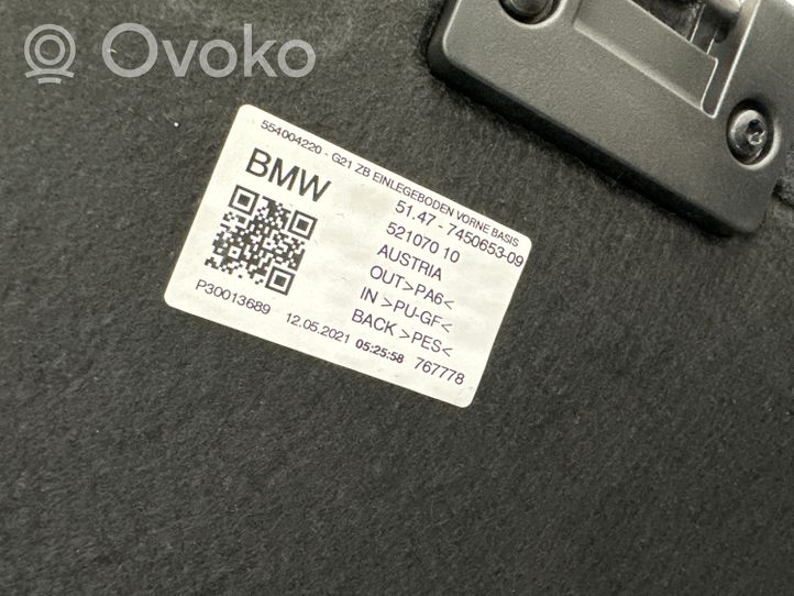 BMW 3 G20 G21 Tappetino di rivestimento del bagagliaio/baule 7450653