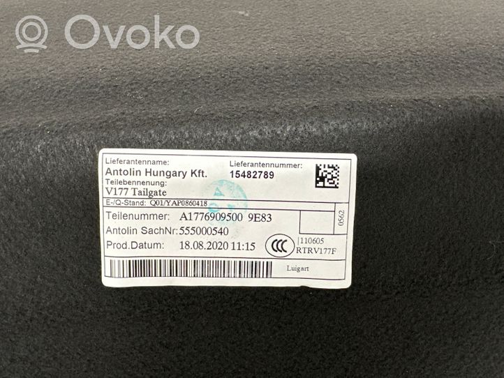 Mercedes-Benz A W177 Takaluukun alaosan verhoilu A1776909500